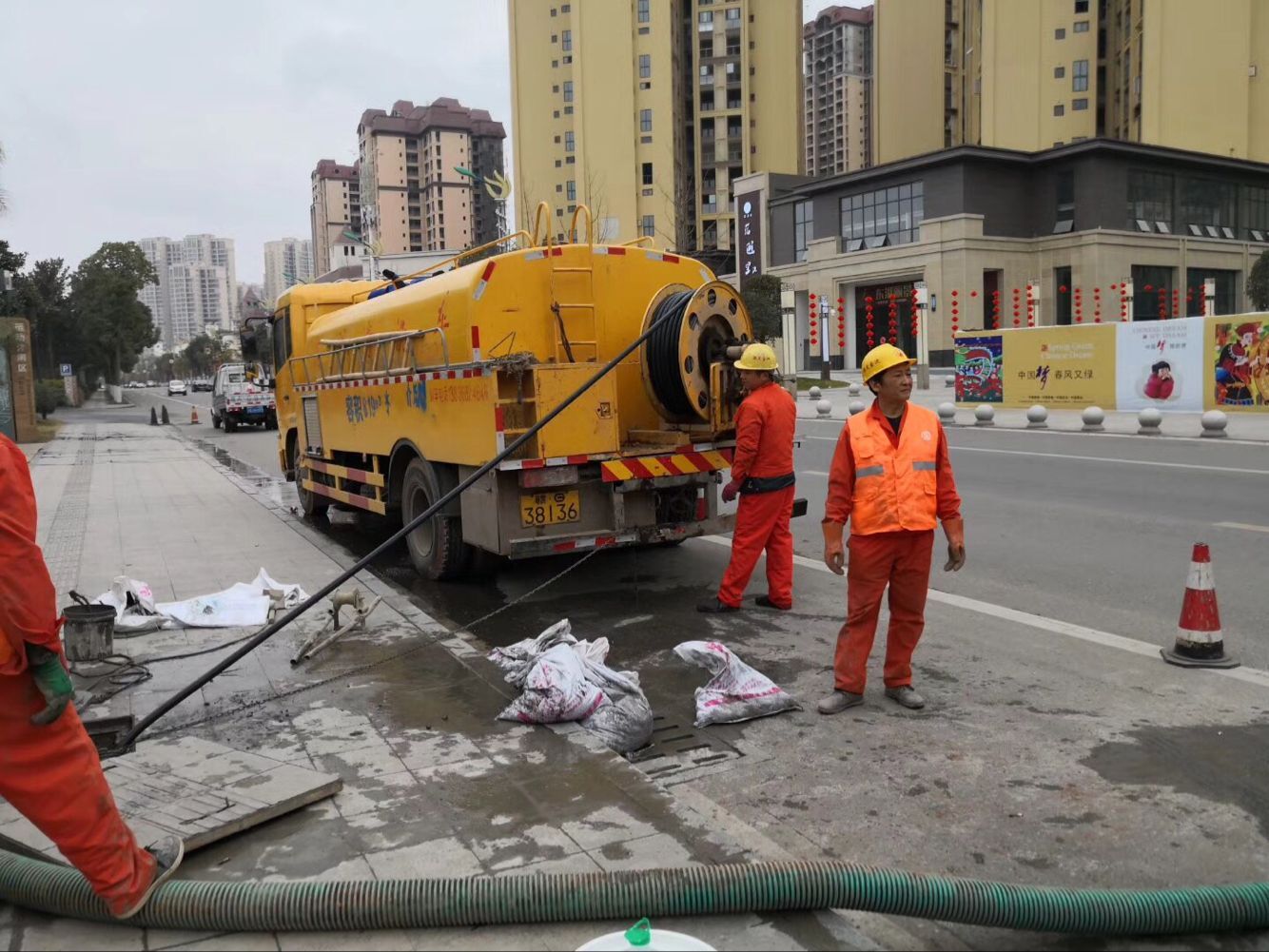 兴安排污管道清淤-管道清洗